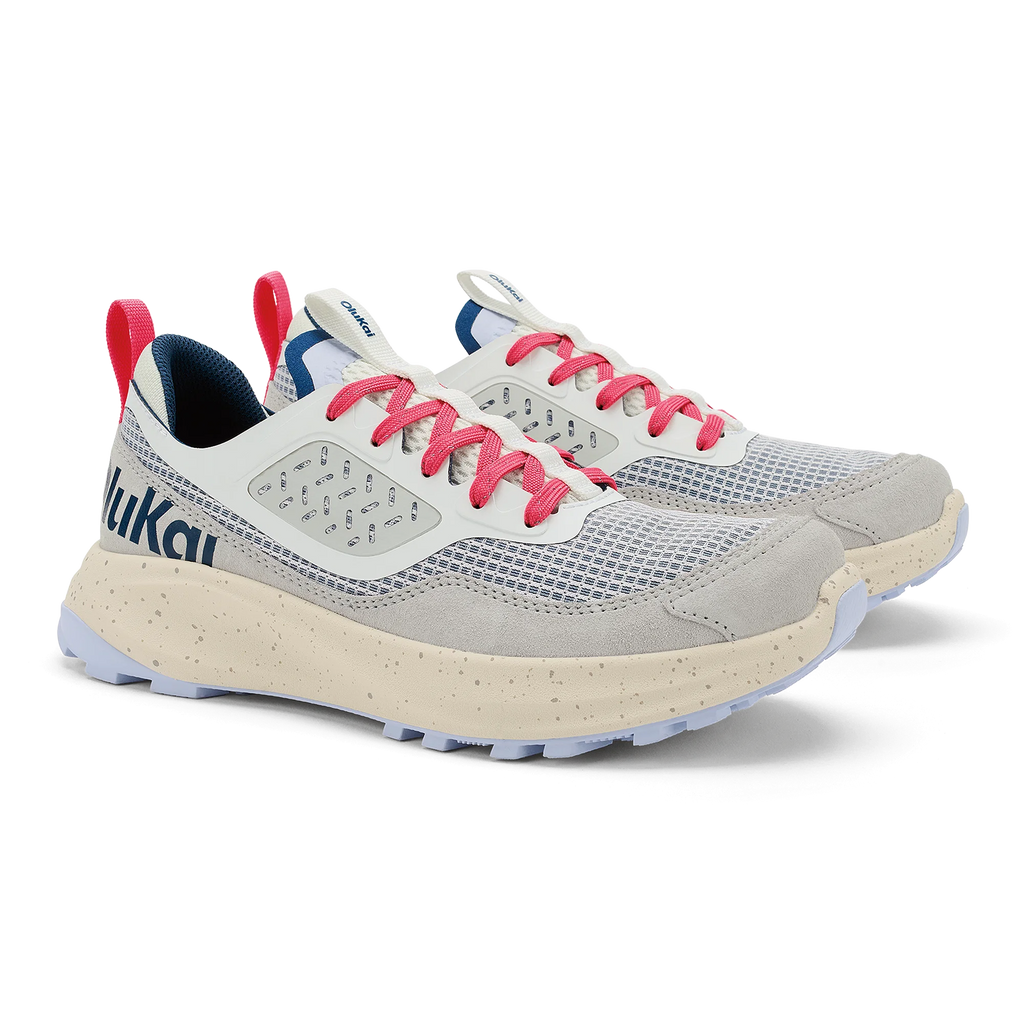 Makiki  -  Bright White / Coastal Blue